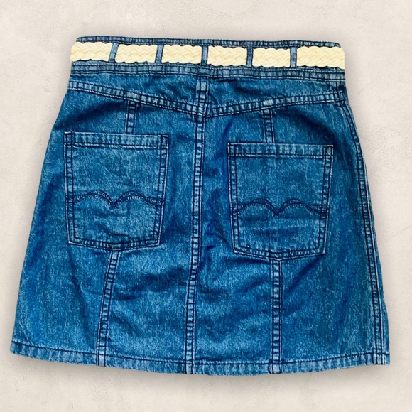 EUC Spell & the Gypsy Collective Indigo Blue Boulevard Denim Skirt - Picture 5 of 14